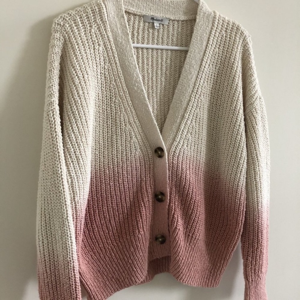 Madewell Dip-Dye Courtland Cardigan Sweater - Picture 5 of 5